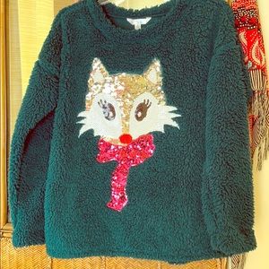Cozy fox sweater